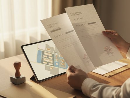 대지권등록부 발급 및 부동산 서류 확인 참고 이미지