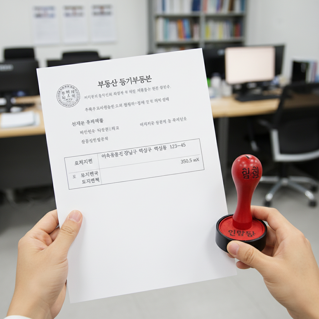 등기부등본 표제부 — 부동산 표시 항목 읽는 법